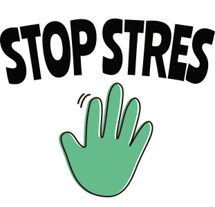 ręka stop stres